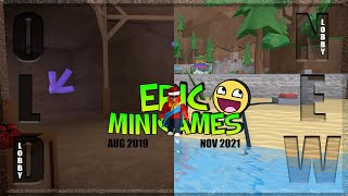 Roblox | Epic Minigames #8 | Old Lobby vs New Lobby Nov 2021