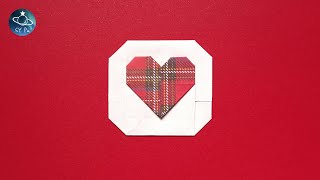 Heart Badge / Coin Origami Tutorial║愛心徽章 / 硬幣 簡單摺紙 教學║ハート 缶バッジ / コイン 簡単 折り紙