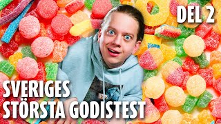 SVERIGES STÖRSTA GODISTEST | Sveriges suraste godis!