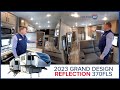 NEW Front Living Fifth Wheel! 2023 Grand Design Reflection 370FLS Walkthrough Tour