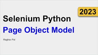 6 | Page Object Model | Selenium Python