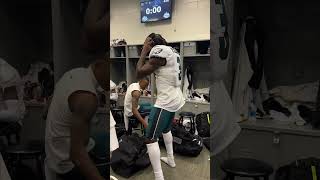 Join the Eagles Locker Room Following the Win Over the Giants #shorts