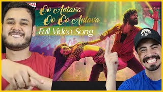 Oo Antava Mawa..Oo Oo Antava Full Video Song! | Victor's First time Reaction