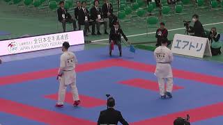 第５１回全日本空手道選手権大会 男子組手 決勝 森 優太 VS 安藤 大騎