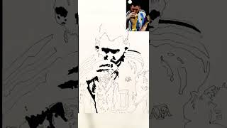 Drawing Lionel Messi | Stencil drawing