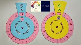Maths Working Model | Maths Game For Students | Multiplication Table Wheel Math TLM  | The4Pillars