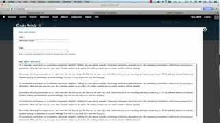 Using Caption Filter Module In Drupal 7