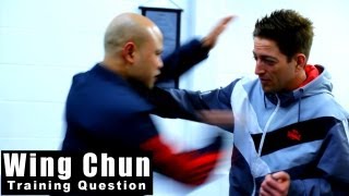 Wing Chun training - wing chun arm break & knee Q78