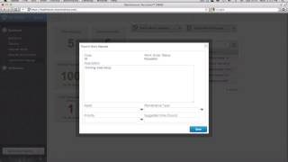 Submitting a work-order in the CMMS: guests and technicians