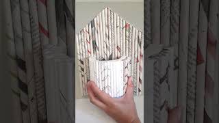 ideia criativa com jornal #short diy