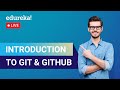 Git Tutorial | Introduction to Git & GitHub | DevOps Training | Git | Edureka | DevOps Rewind - 1