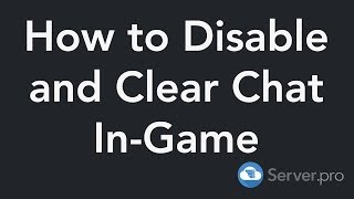 How to Setup the ClearChat Plugin - Minecraft Java