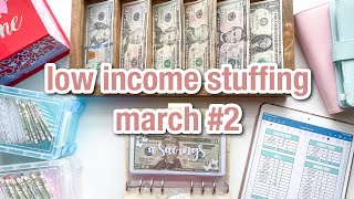 cash envelope stuffing | march #2 | low/variable income budget | sinking funds