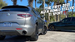 The First 2021 Alfa Romeo Stelvio Ti SPORT Has Landed!