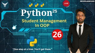 Student Management System in Python 🧑‍💻 | OOPs Based Mini Project | Full Step-by-Step Tutorial