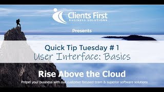Acumatica Cloud ERP Tip 1: User Interface Basics