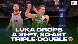 Luka Doncic Records Unreal 31-PT, 20-AST Triple-Double