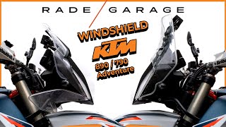 🔧 Instalación del Rally WINDSHIELD de RADE GARAGE para KTM 790/890/390 Adventure +🥇Cupón descuento🥇😁