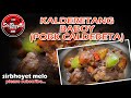 KALDERETANG BABOY (PORK CALDERETA).. NAPAKASARAP DIN NAMAN MGA KABAYAN... | SirBhoyet Melo