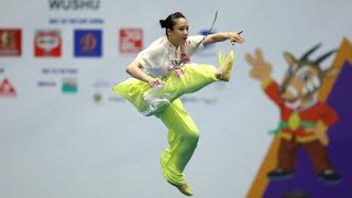 Thúy Vi vượt qua VĐV Malaysia, giành HCV Wushu