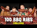 100 BBQ RIBS CHALLENGE 🔥