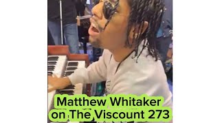Matthew Whitaker on The Viscount 273 organ #Namm2024
