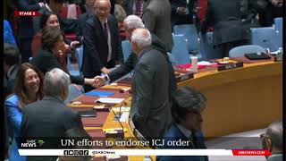 Israel-Hamas war | UN efforts to endorse ICJ order