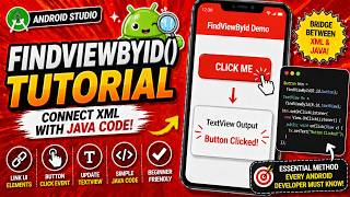 ANDROID - FINDVIEW BY ID TUTORIAL IN JAVA