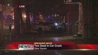 Two dead in car crash in New Haven