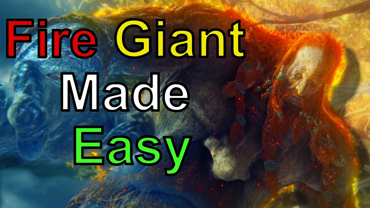 Boss Breakdown: How To Beat The Fire Giant - Elden Ring - YouTube