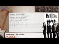 🎸 Something - The Beatles Guitar Backing Track with chords and lyrics