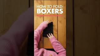 How to fold boxers #shorts