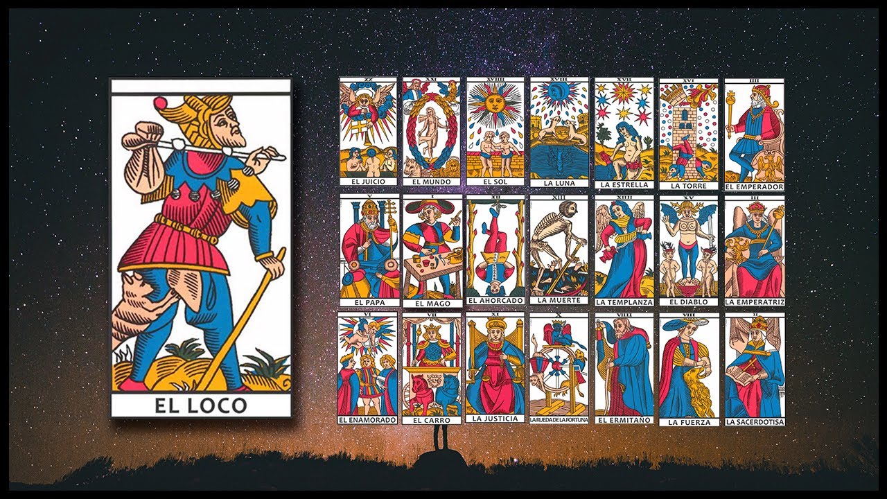 тшп Combinaciones El Loco Con Otras Cartas Del Tarot De Marsella Youtube
