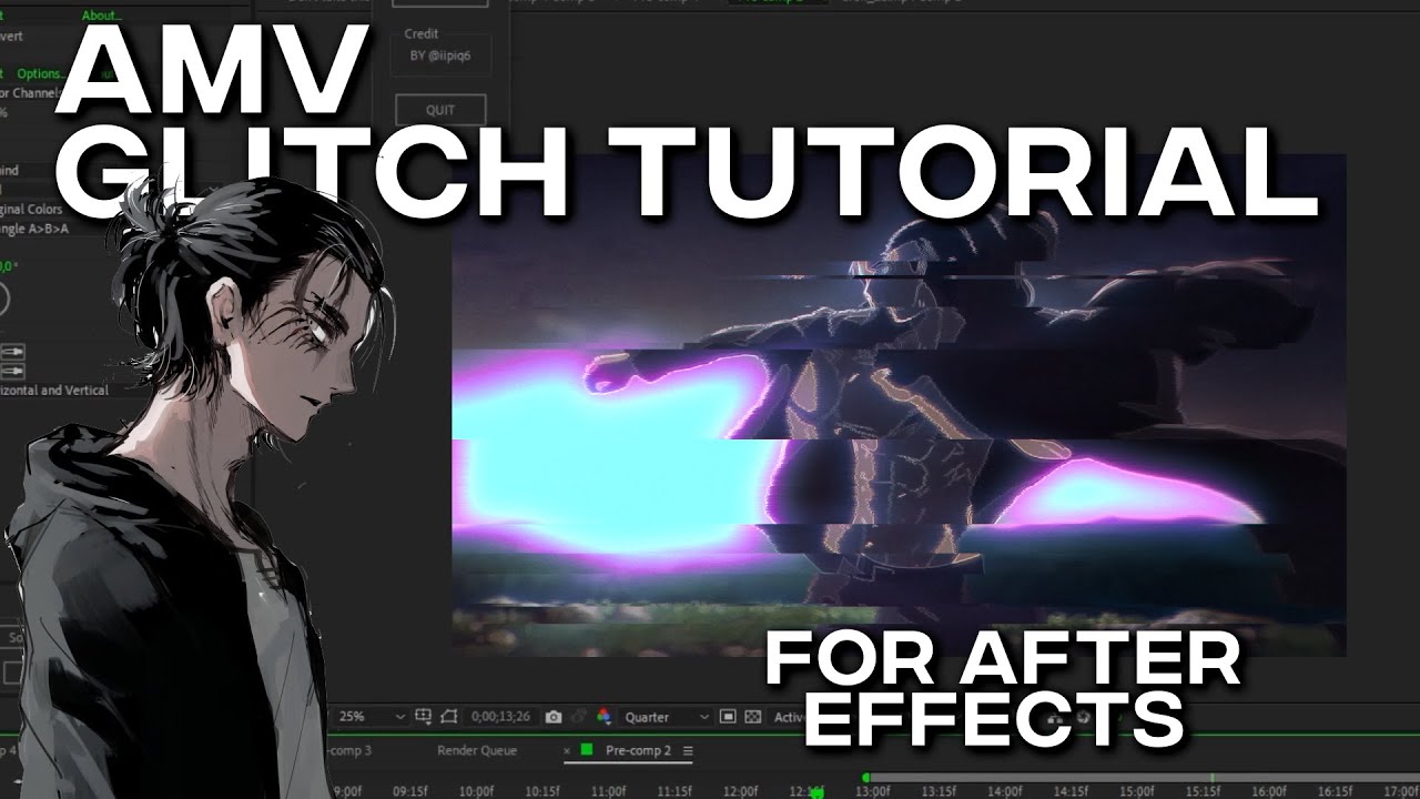 Amv Tutorial Glitch Tutorial I After Effects Youtube