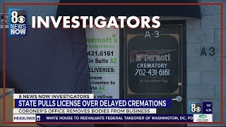 Las Vegas funeral home shut down over delayed cremations