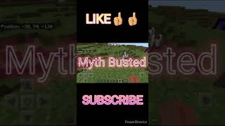 Busting 3 Myths About Minecraft #shorts #youtubeshorts #minecraftshorts