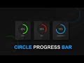 Pure CSS Circular Progress Bar | Html CSS