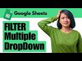 How to FILTER the Multi Select Dropdown Feature in Google Sheets