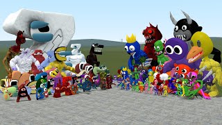 ALL ALPHABET LORE A-Z+ OTHERS VS ALL ROBLOX RAINBOW FRIENDS In Garry's Mod!