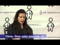 Disney Store Interview - Sales Associate