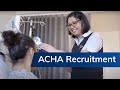 ACHA Recruitment