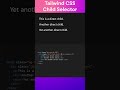 Tailwind CSS Child Selector