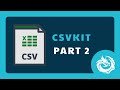 CSVkit Tutorial 2 - Viewing CSV files with csvlook