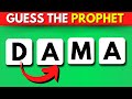 Guess The Prophet By The Scrambled Letters | Guess The Prophet Quiz | Islam Quiz