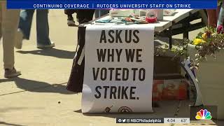 Rutgers University Teachers and Staff Go On Strike