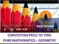 Formula to convert the price into degree explained in simplest way. circle geometry WDGann basis