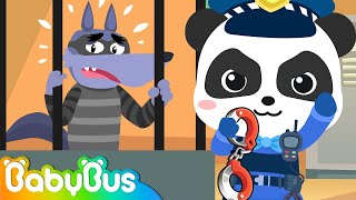 Police Officer Song 🚓👮‍♀️ Job and Career Songs for Children | BabyBus Kids Songs and Nursery Rhymes