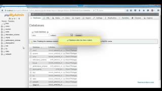 Tutorial 1:Creating a database in MySQL PHP Xampp Server