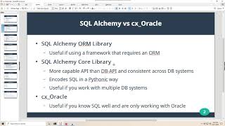 Python and Oracle 12c using cx_Oracle
