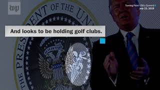 This presidential seal does not look like the others